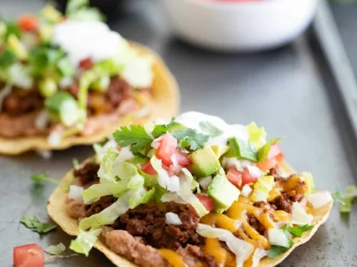 How to Build Ground Beef Tostadas With a Fast Avocado Salsa
