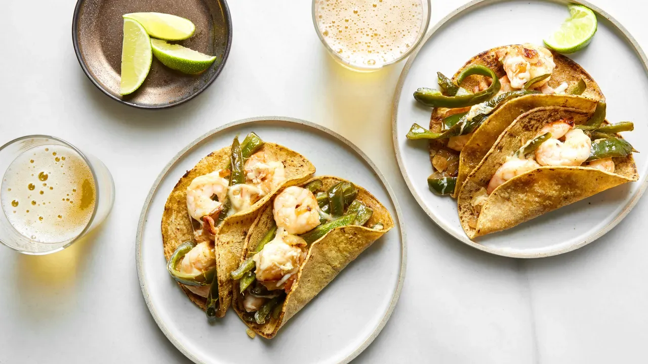 How to Build Tacos Gobernador With Shrimp That Stays Juicy and Cheese That Holds