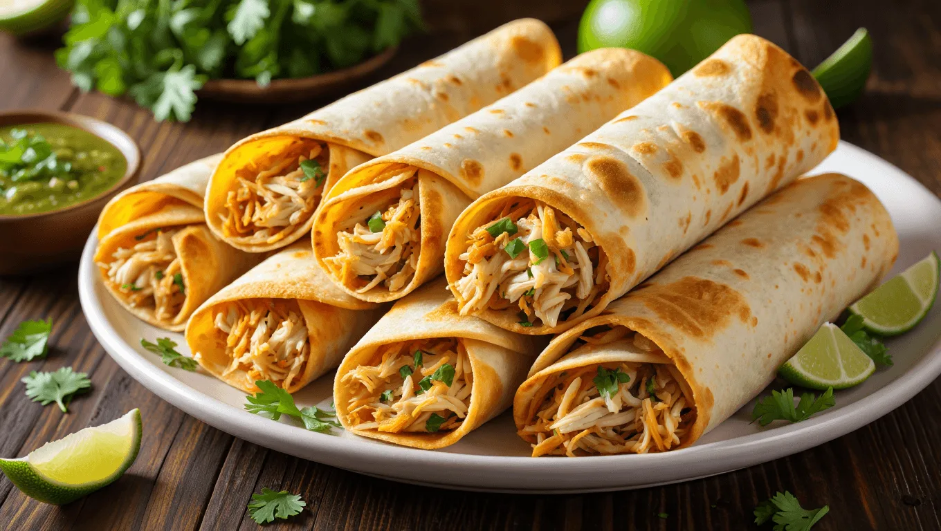 How to Keep Homemade Chicken Flautas Crisp Without Drying the Filling