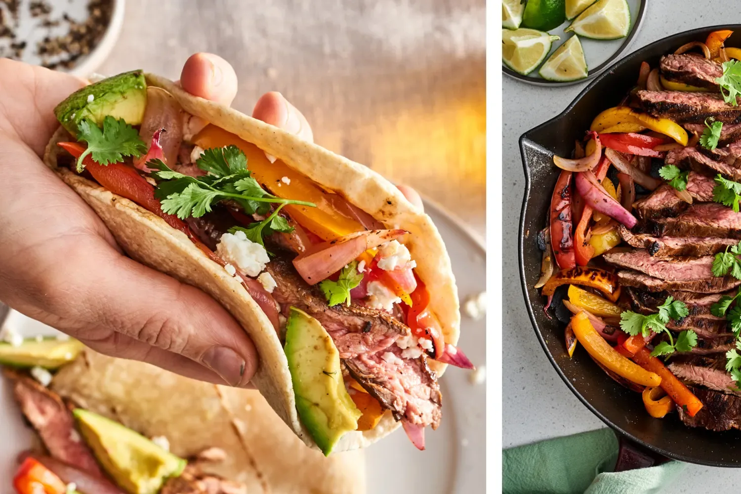Easy Flank Steak Fajitas Recipe — Better Than Restaurant Style