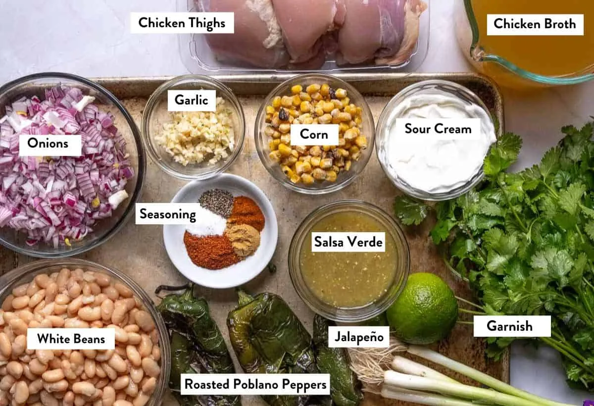 How to Make Chicken Chile Verde with Roasted Poblanos