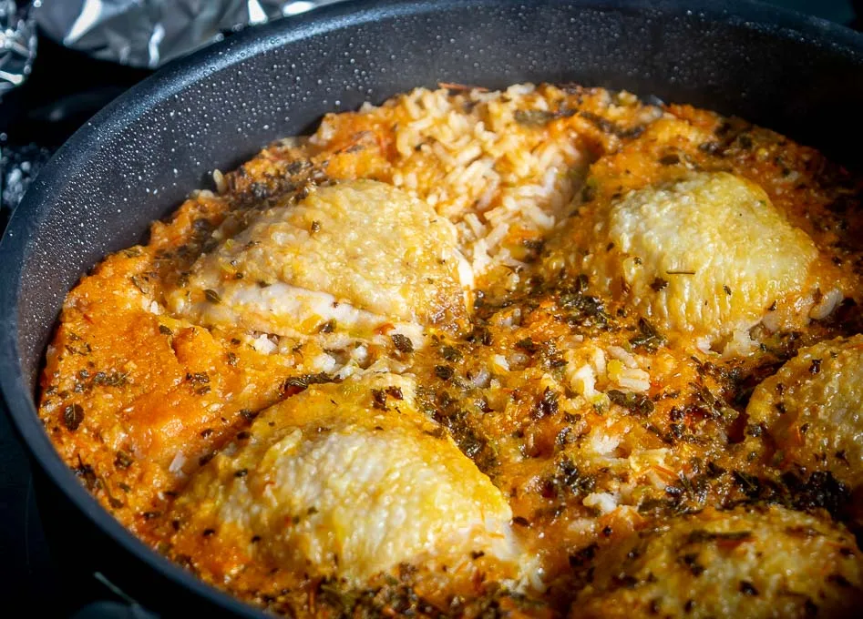 Mexican Chicken and Rice -- Arroz con Pollo