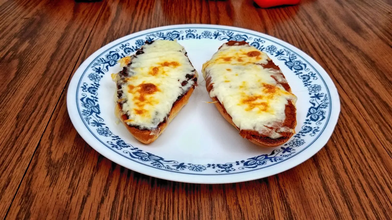 Molletes -- Mexican Bean and Cheese Sandwiches