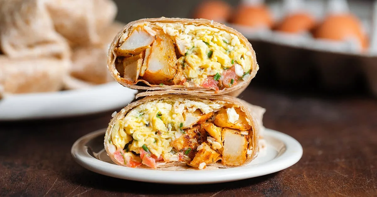 How to Make Vegetarian Breakfast Burritos with Roasted Potatoes and Fresh Pico
